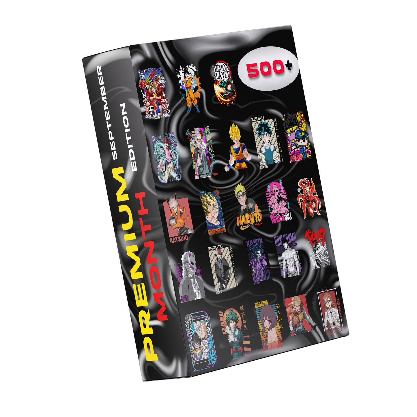 500+ 🔥 Premium Anime T-Shirt Design Bundle | POD & Clothing Brand Pack